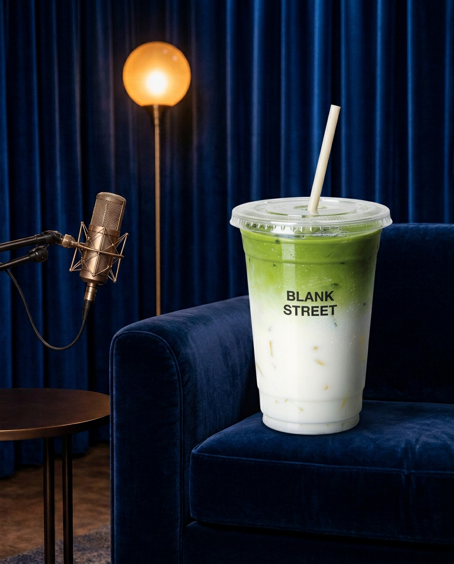 Portrait of Blank Street Coffee in the signature chair.